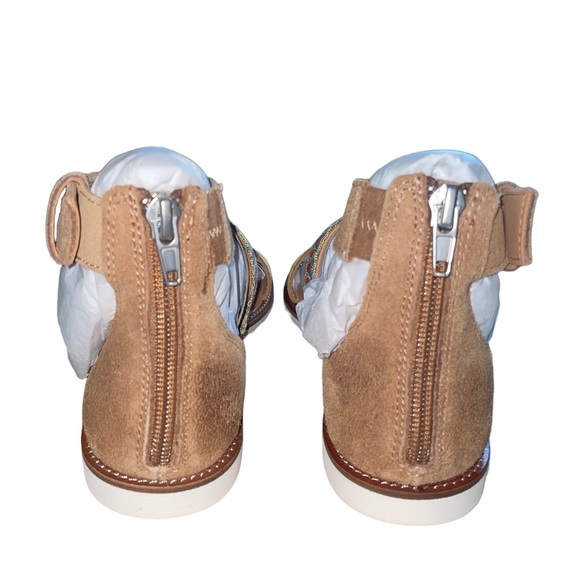 NWB Frye & Co. Port 2 Band Sandal in Rainbow Multi - Picture 7 of 11